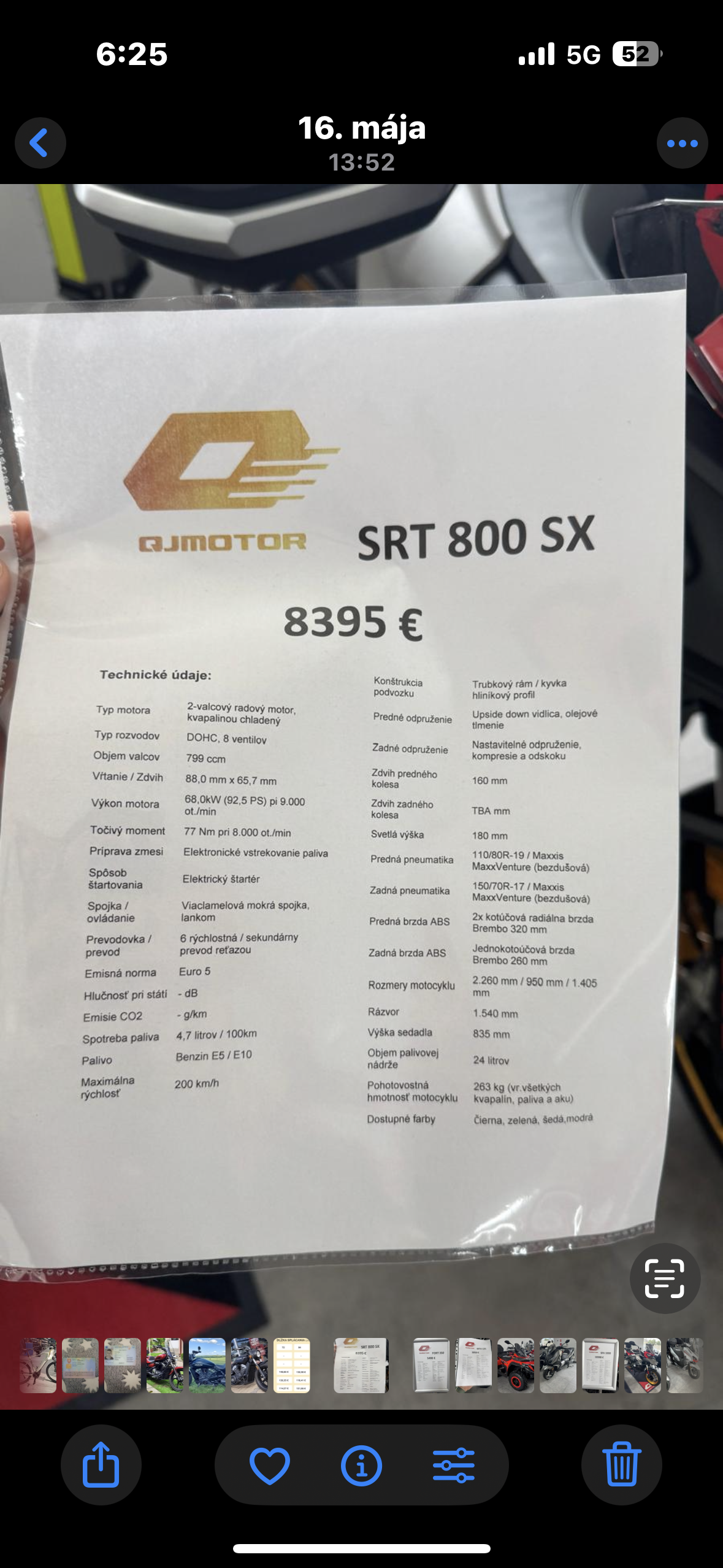 QJMOTOR SRT 800 SX