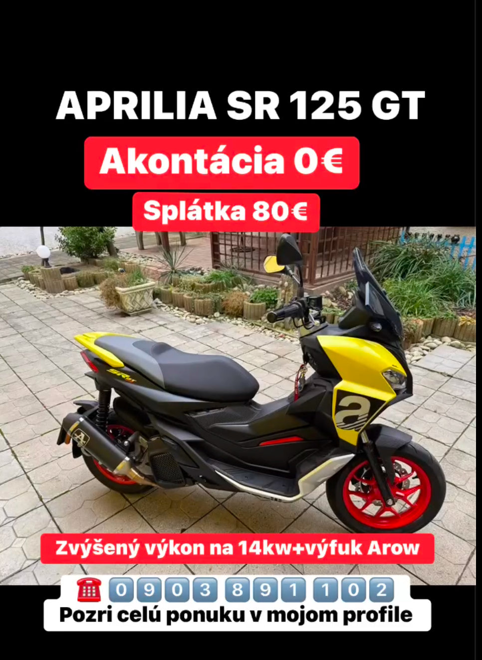 APRILIA SR 125 GT