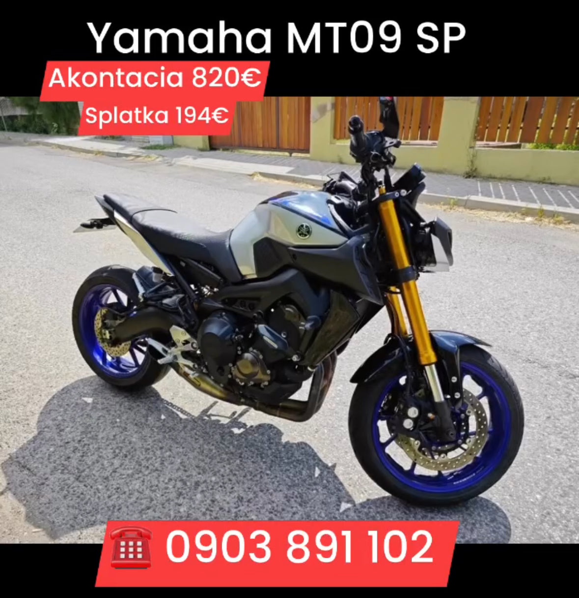 Yamaha MT09 SP