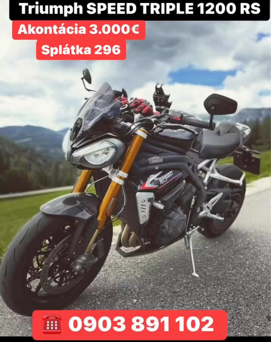 Triumph SPEED TRIPLE 1200 RS záruka do 2026