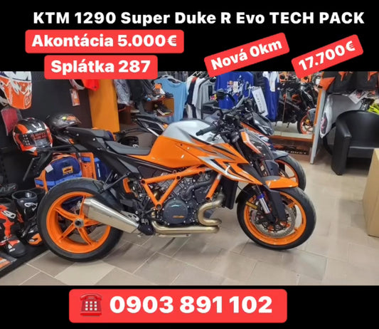 KTM1290 Super Duke R Evo v  TECH PACK