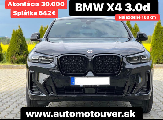 BMW X4 3.0d Nové 100km