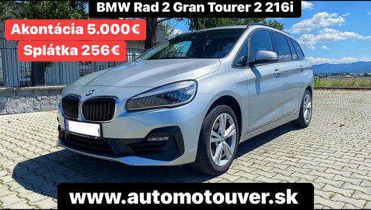 BMW Rad 2 Gran Tourer 2 216i DPH 1.majitel