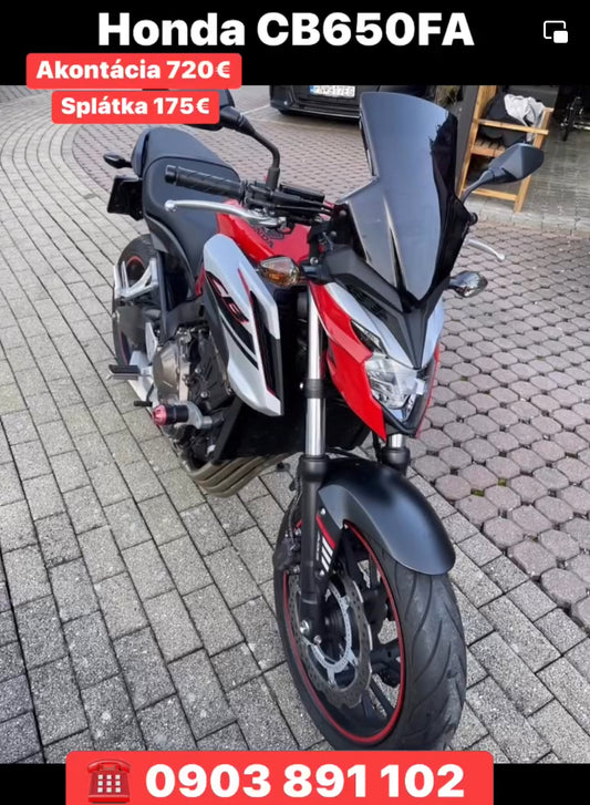 Honda CB650FA možnosť odpočtu Dph