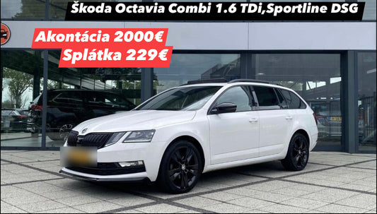 Škoda Octavia Combi 1.6 TDi,115k,Sportline DSG,85kW,A7,5d.