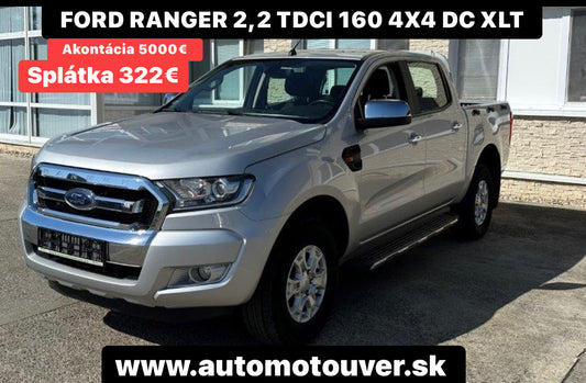 FORD RANGER 2,2 TDCI 160 4X4 DC XLT