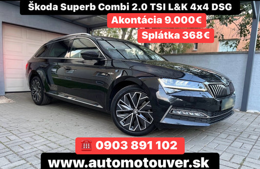 Škoda Superb Combi 2.0 TSI L&K 4x4 DSG
