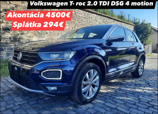 Volkswagen T- roc 2.0 TDI DSG 4 motion