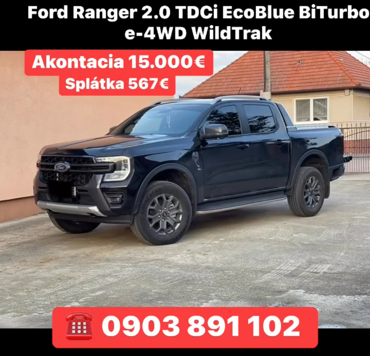 Ford Ranger 2.0 TDCi EcoBlue BiTurbo e-4WD DoubleCab A/T WildTrak