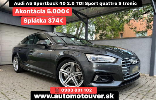 Audi A5 Sportback 40 2.0 TDI Sport quattro S tronic